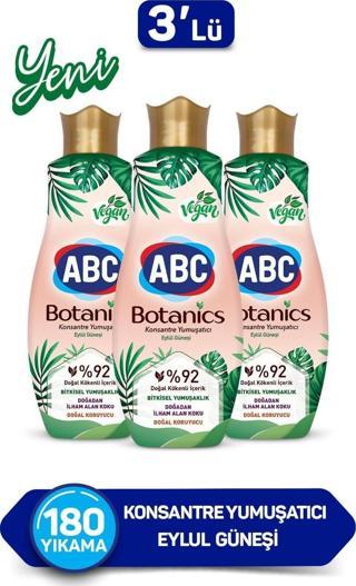 ABC KONSANTRE YUMUŞATICI BOTANICS EYLÜL GÜNEŞİ 1440 MLx3 Adet