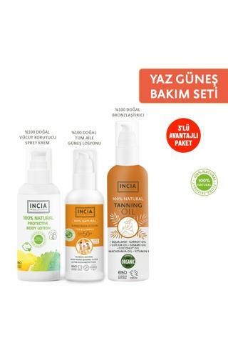 INCIA %100 Doğal Yaz Güneş Bakım Seti