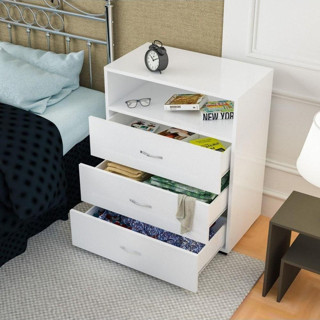 Modilayn 3 Çekmeceli Tek Gözlü Şifonyer