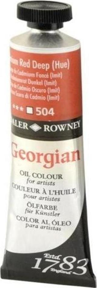 Daler Rowney Georgian Yağlı Boya 38 ml 504 Cadmium Red Deep Hue