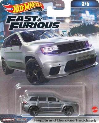 Hot Wheels Premium Fast & Furious Jeep Grand Cherokee Trackhawk HNW46 HNW48