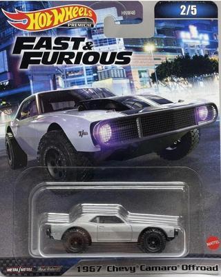 Hot Wheels Premium Fast & Furious 1967 Chevy Camaro Offroad HNW46 HNW47