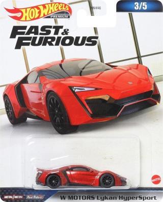 Hot Wheels Premium Fast & Furious W Motors Lykan HyperSport HNW46  HNW49