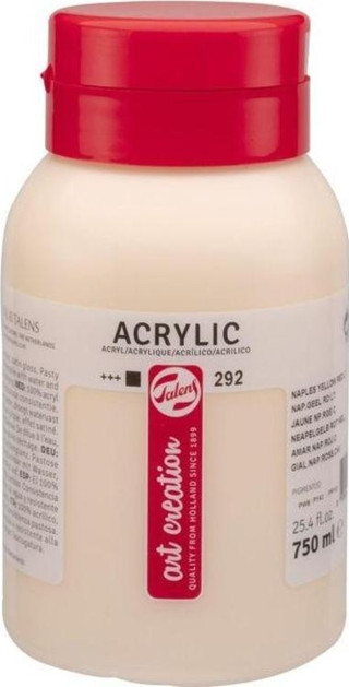 Talens Art Creation Akrilik Boya 750 ml. 292 Naplea Yellow Red Light