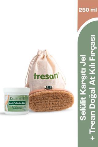 Krauterhof Anti Selülit Jel 250 ml + Tresan Doğal At Kılı Fırçası