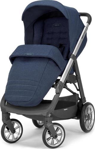 Inglesina Aptica Tek El Tek Hamle ile Katlanıp Açılan Çift Yön Bebek Arabası - Portland Blue