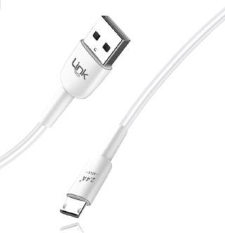 LinkTech K600 Soft Fast Micro USB Data/Şarj Kablosu 2.4A 1mt