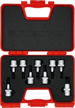 İzeltaş 1113 00 6009 1/2'' Lokmalı Torx Uç Takımı 9 Parça