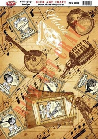 Rich Dekopaj Kağıdı 33x48 cm. 9248