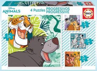 Educa Progressive Disney Animals Puzzle