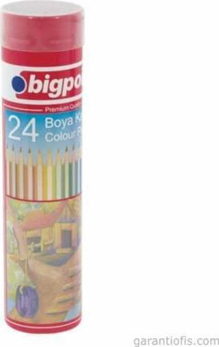 BİGPOİNT BP 941 Metal Tüp Tam Boy Kuru Boya (24 Renk)