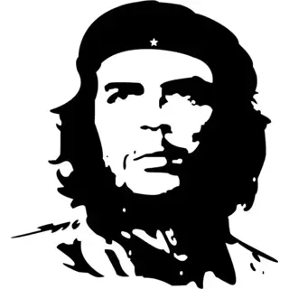 Che Guevara Sticker Duvar Dekor Sticker 40 x 44 cm