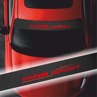 Hyundai Modelleri İçin Uyumlu Grafen 5D Karbon Ön Cam Gölgelik 100 x 20 cm