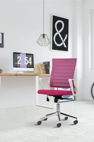 Asbir Mobilya Ceo Fileli Çalışma Koltuğu Ofis Sandalyesi Çalışma Sandalyesi