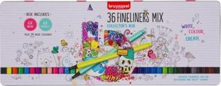 Bruynzeel Fineliner Mix Collector's Box 36 Renk 0.4 mm Kalem Seti