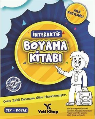 İnteraktif Boyama Kitabı 1 - Kolektif  - Yeti Kitap