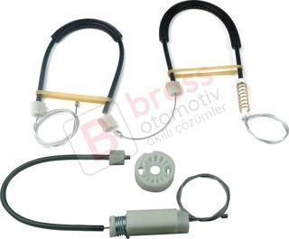 Mercedes CLS Class C219 W219 2004-2011 A2197200846 İçin Ön Sağ Cam Kriko Tamir Seti