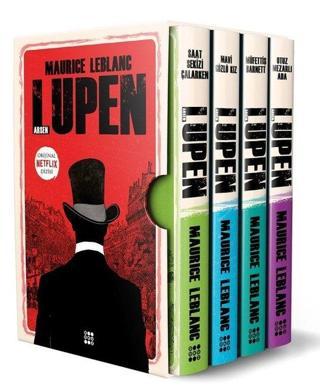 Arsen Lüpen Kutulu Siyah Set - 4 Kitap Takım - Maurice Leblanc - Dokuz Yayınları