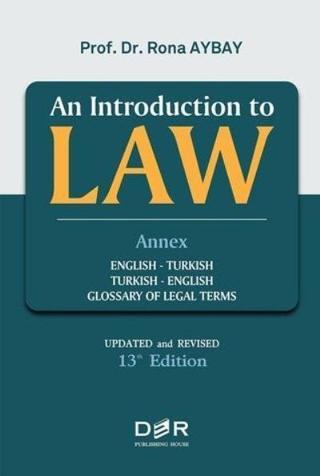 An Introduction to Law - Rona Aybay - Der Yayınları
