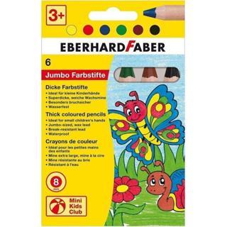 Eberhard Faber Jumbo Pastel Kalemi 6 Renk 8mm Mine