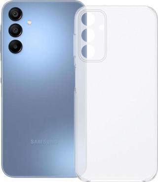 Samsung Galaxy A15 Kılıf Kamera Korumalı Silikon Şeffaf Arka Kapak