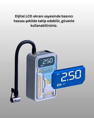 Astraltech MC6619 Araç Lastik Pompası