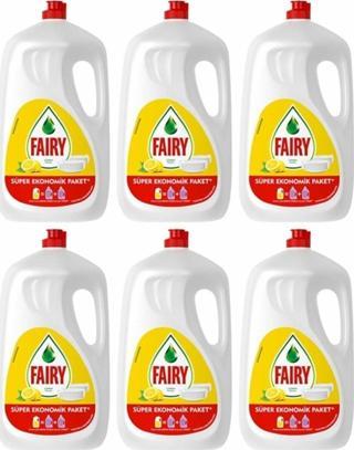 Fairy Sıvı Bulaşık Deterjanı Limonlu 2600 Ml 6 Adet