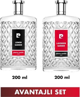 Pierre Cardin Lavender Garden ve Lemon Garden 200 ml ikili Kolonya Seti STCC021280