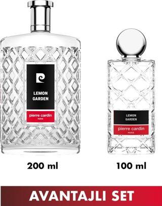 Pierre Cardin Lemon Garden 200 ml ve 100 ml ikili Kolonya Seti STCC021282