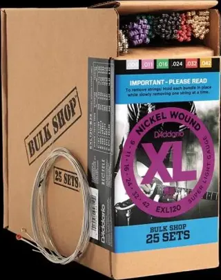 Daddarıo Exl120-b25 (25 Set) Elektro Gitar Tel Seti, Xl, 9-42, Nıckel