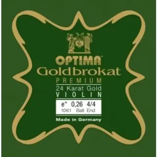 Optima Goldbrokat Premium 24 Karat Altın E ( Mi ) Tek Keman Teli  631745