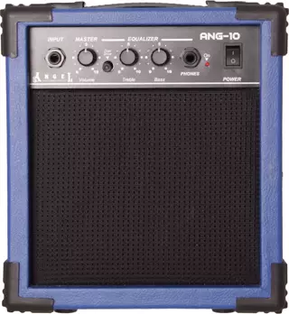 Angel Ang-10-blue Mavi 10 Watt Elektro Gitar Amfisi