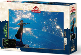 Art Puzzle 1000 Parça Puzzle Neon Son Keman 5266