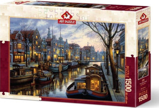 Art Puzzle 1500 Parça Puzzle Kanal Işıkları 5389