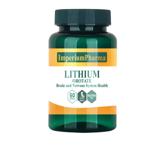 İmperiums İmperiumPharma Lithium Orotate, 5 mg, 60 Veggie Capsules