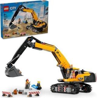 Lego City Sarı İnşaat Ekskavatörü 60420