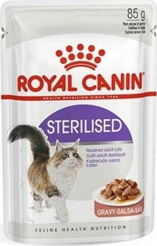 Royal Canin Sterilised Gravy Pouch Kısırlaştırılmış Kedi Konservesi 12 Adet 85 Gr