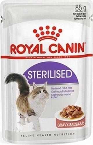 Royal Canin Sterilised Gravy Pouch Kısırlaştırılmış Kedi Konservesi 6 Adet 85 Gr