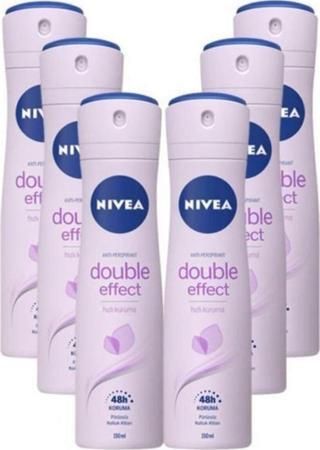 Nivea Double Effect Mor Düşler Kadın Deodorant 150 ml*6 Adet Avantajlı Paket
