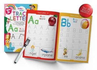 Trace Letters Write and Wipe Activity Book - Kolektif  - MK Publications