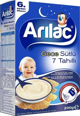 Arılac 7 Tahıllı Gece Kaşık Maması 200 Gr