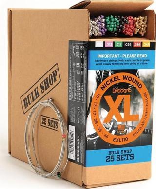 (25 SET) ELEKTRO GİTAR TEL SETİ, XL, 10-46, NICKEL