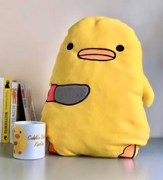 Cahille Sohbeti Kesen Civciv Tasarımlı Kupa Ve Yastık Set