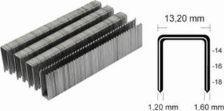 Akdeniz 88 Serisi 20 GA Testere Uç Zımba Telleri 8814 14 mm 5x1600 Adet