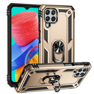 Galaxy M33 Kılıf Kamera Koruyucu Manyetik Standlı Tank Koruma Maks