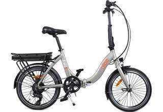 Alba Fold E Premium Katlanır Elektrikli Bisiklet Şampanya LCD Gösterge 13Ah Batarya