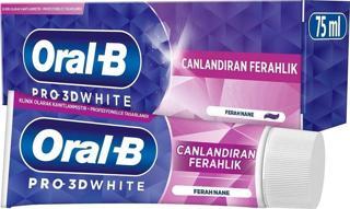 Oral-B Pro 3D White Canlandıran Ferahlık Diş Macunu 75 Ml