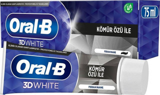 Oral-B Pro 3D White Kömür Özlü Diş Macunu 75 Ml