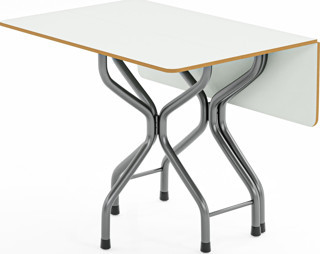 Eportatif Katlanır Masa Kırma Masa Beyaz Kare 1076