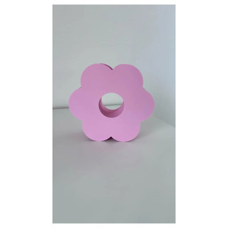 Alvera Çiçek Formlu Vazo Sakura Çiçeği Şeklinde Dekoratif Modern Çiçek Vazosu Pembe